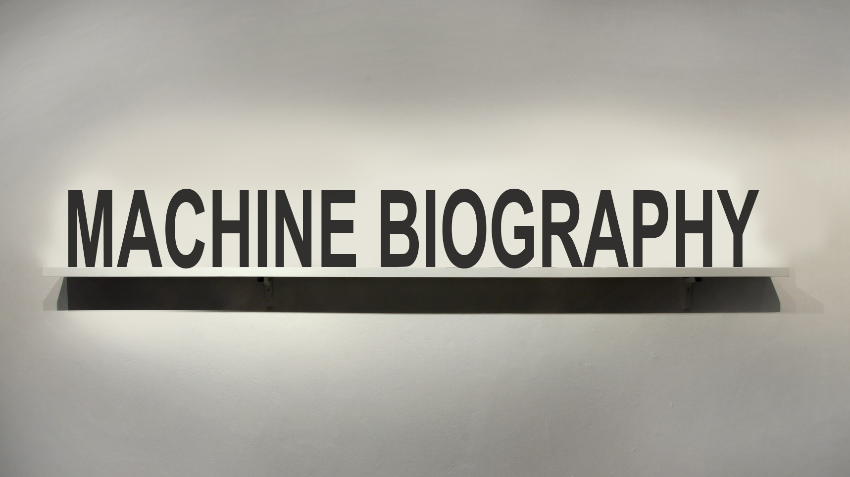 Machine Biography